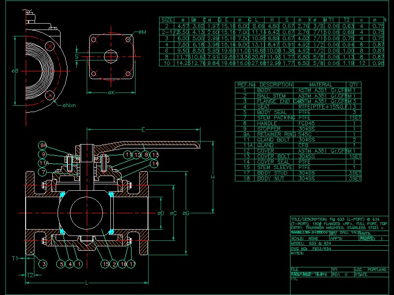 F633 STAINLESS STEEL 3һWAY BALL VALVECADD
