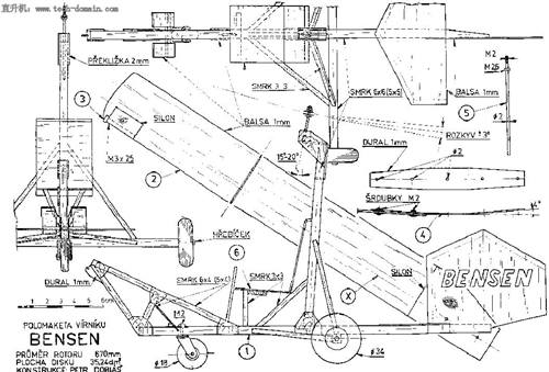 C(j) Bensen Gyrocopter PlanswC(j)ģ͈D