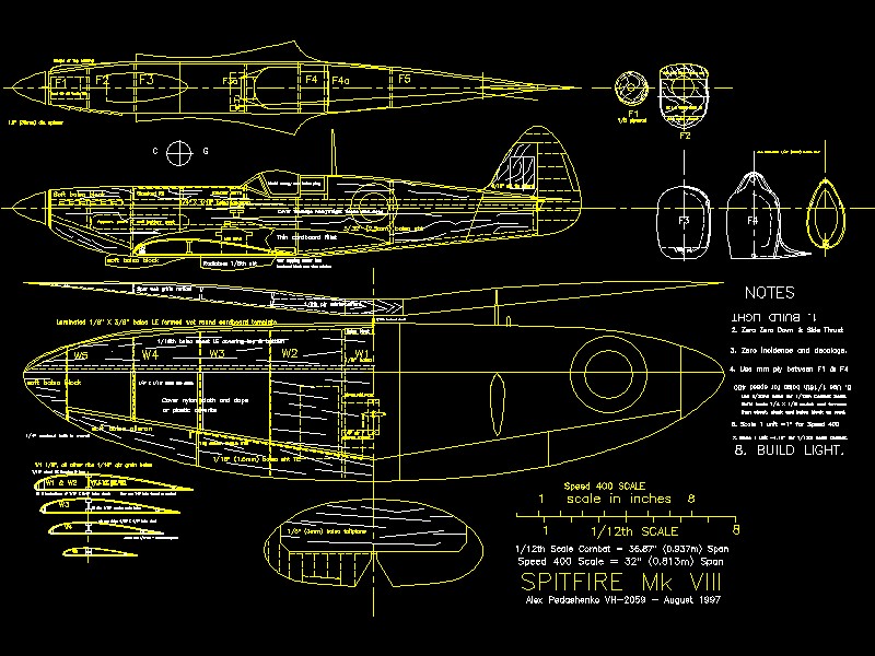 SpitfireMK8_dwgwCģ͈D