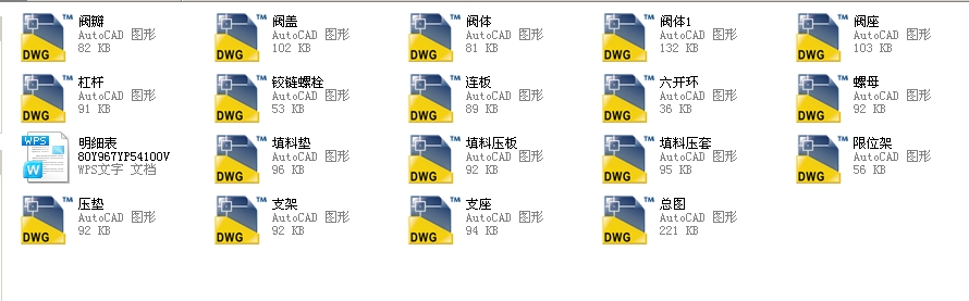 pyY967YP54100V DN80ȫCADDf