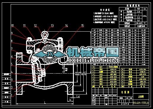 224H44Hһ150Lb WCB RF (bio)ʽֹyD