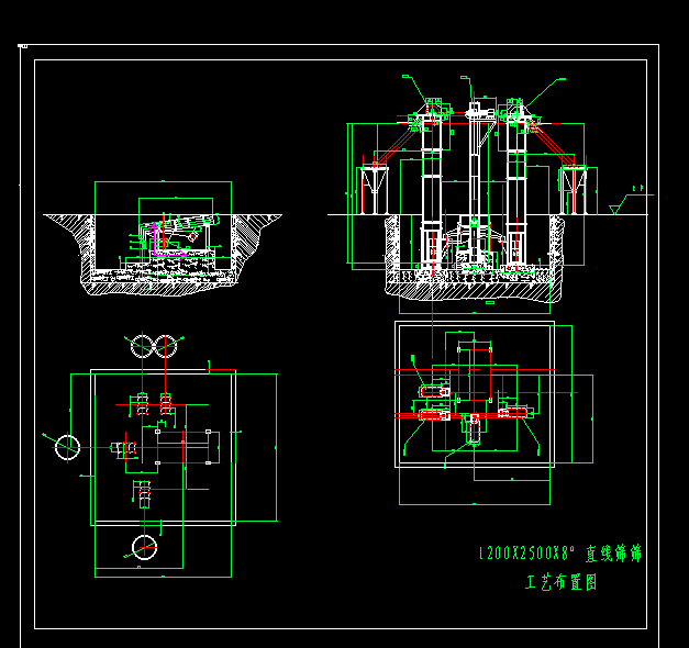1200X2500X8ֱYO(sh)䲼ÈD