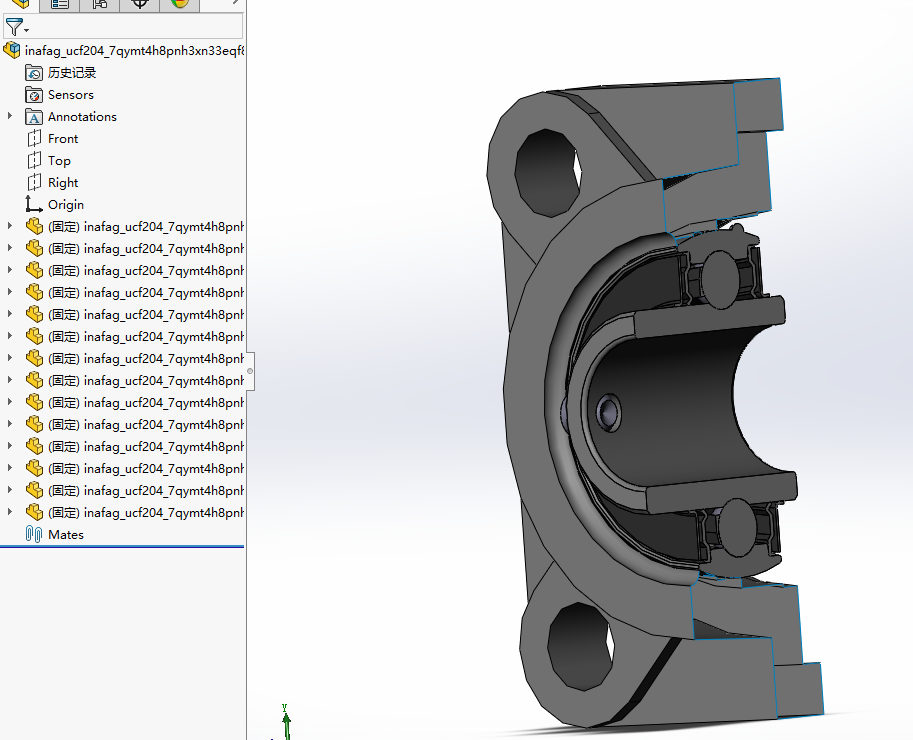 S 3D UCF204һUCF218 Solidworks 20093D 