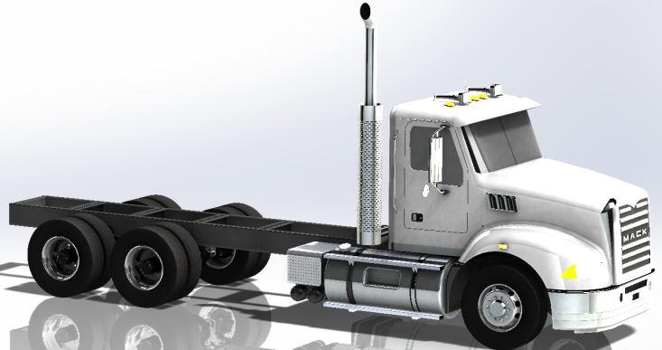 LMack Granite܇^3DģD solidworksOӋ STEPʽ