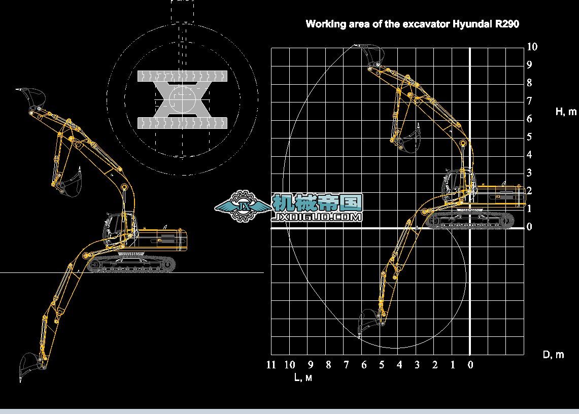 ھCCAD Dexcavator_hyundai_r290