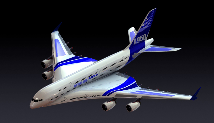 Airbus A950͙CwC3DģD SolidworksOӋ