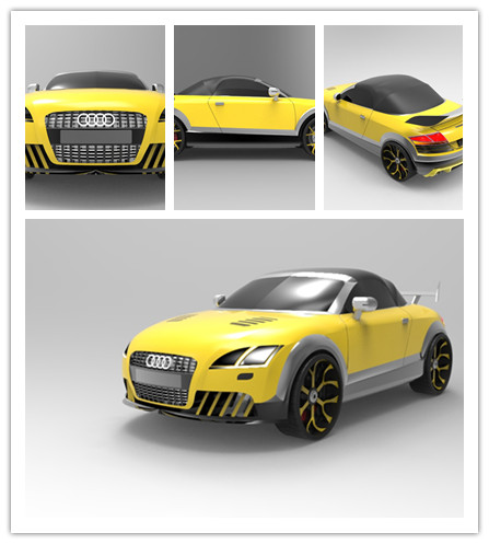 AudiһTTW܇ģ3DD STPʽ