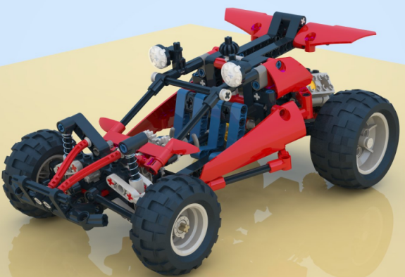 Lego Technic 8048ԽҰ܇SD RHINOOӋ 3dmʽ