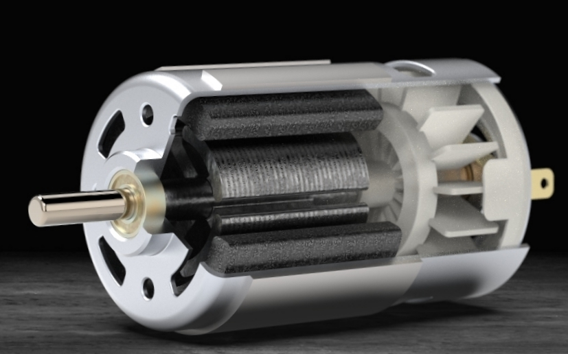 DC Motorֱ늄әC3Dģ͈D SolidworksOӋ IGS STEP