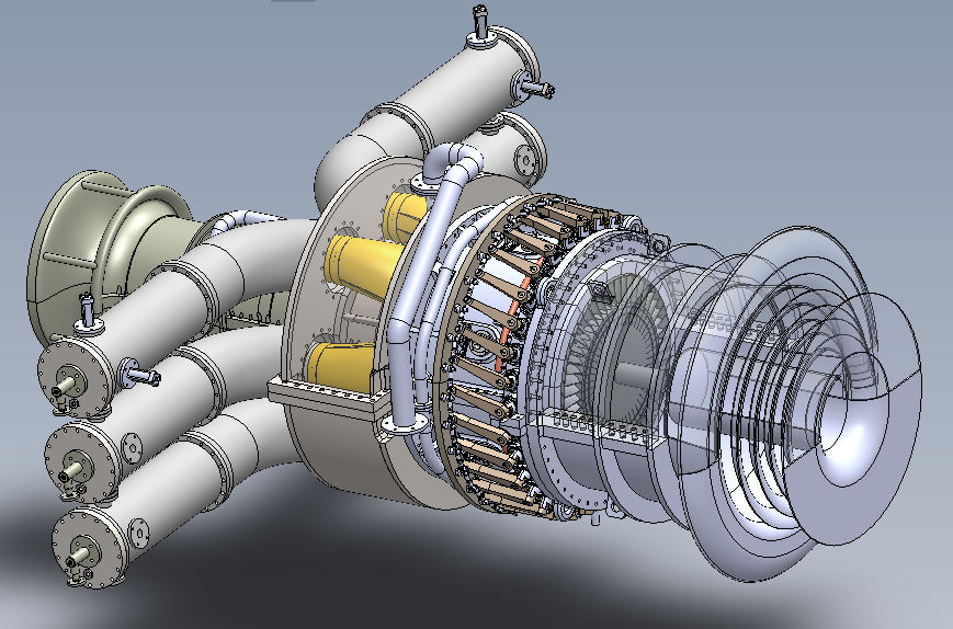GE MS 3002ȼu݆lәCģ3DD SolidworksOӋ