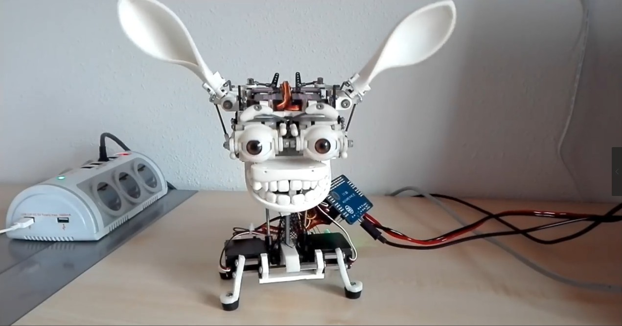 Animatronic HeadCе^Yģ3DD STL STPʽ(1)