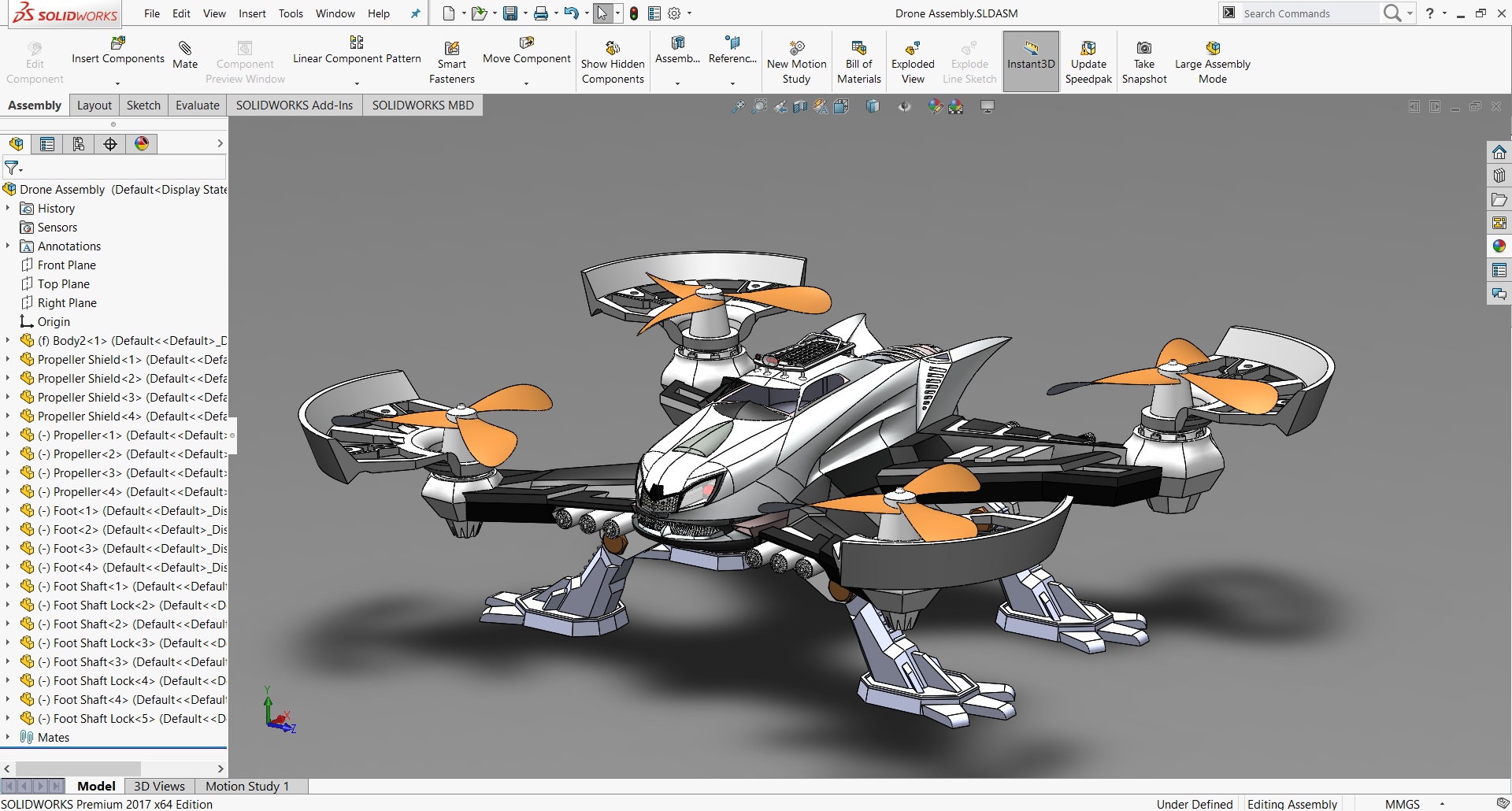 DroneFSw3DD SolidworksOӋ