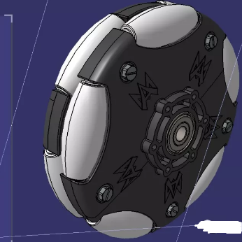 6Ӣomniwheelsȫ݆ģ3DD STEPʽ