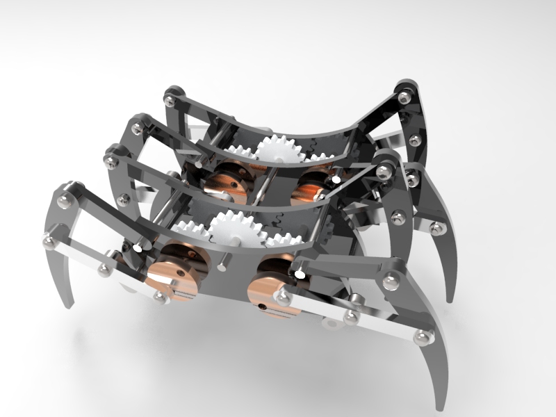 Spider Robot֩Y3DD SolidworksOӋ