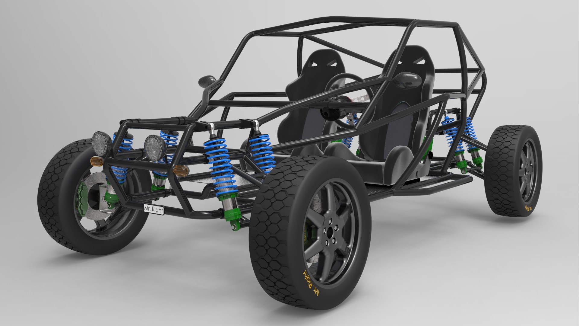 Offroad BuggyԽҰ䓹܇ģ3DD SolidworksOӋ