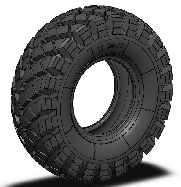 Tire 12һ18݆̥ģ3DD SolidworksOӋ STP