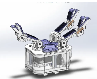 ָC(j)е֣Robotic Gripper3D(sh)ģD SolidworksO(sh)Ӌ(j)