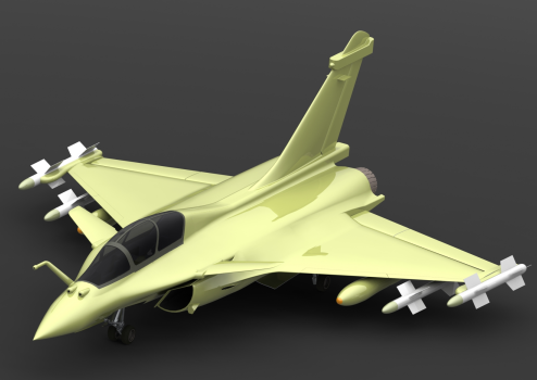 _L(Dassault Rafale)(zhn)Cģ3DD SOLIDWORKS2015OӋ