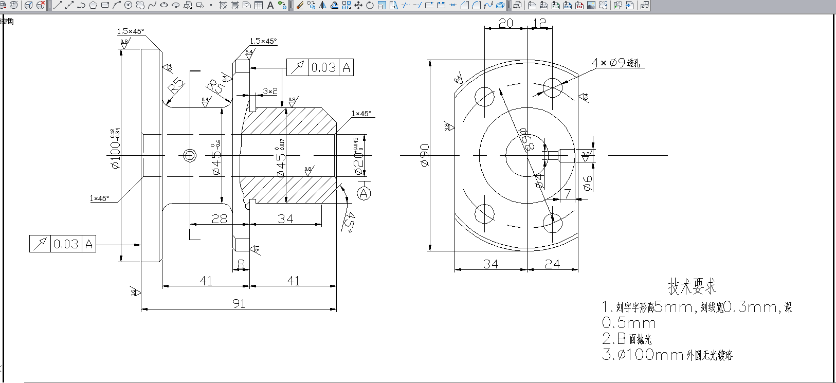 CA6140܇mPˇҎ(f+CAD)