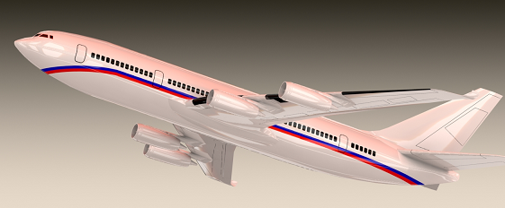 ILYUSHINһILһ96һ96͙C(j)ģ3DD SolidworksO(sh)Ӌ(j)