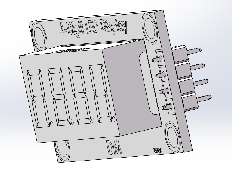 4λ(sh)LED@ʾO(sh)Ӌ(j)ģ