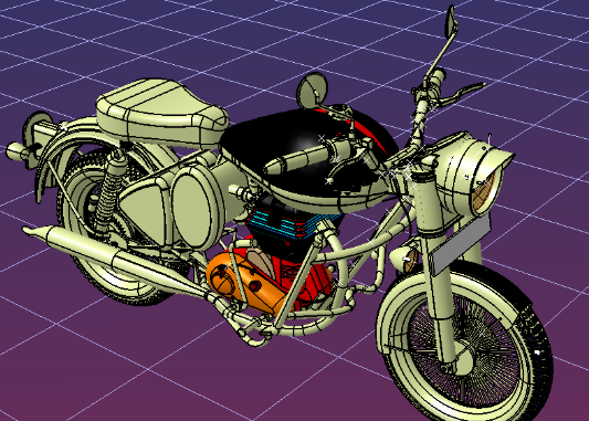 RoyalһEnfieldĦ܇3DD CATIAOӋ