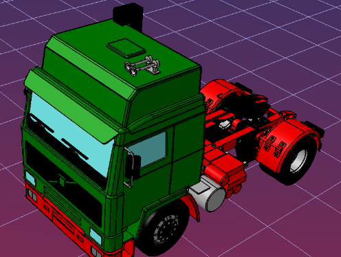 Volvo F16܇(ch)^3D(sh)ģD STEPʽ