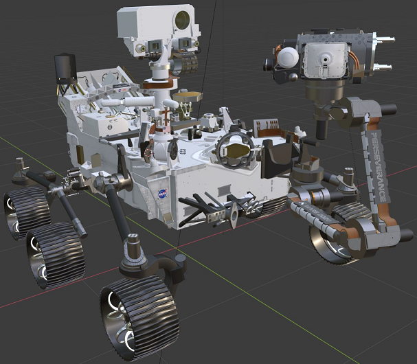 NASA̽y̖3DӡD STLʽ