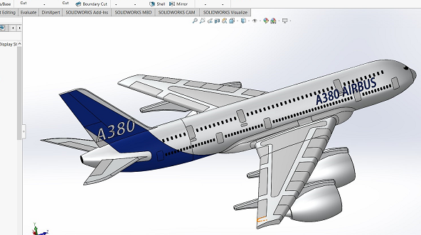airbusһa380һplusտͿ͙CwCģ3DD SolidworksO(sh)Ӌ