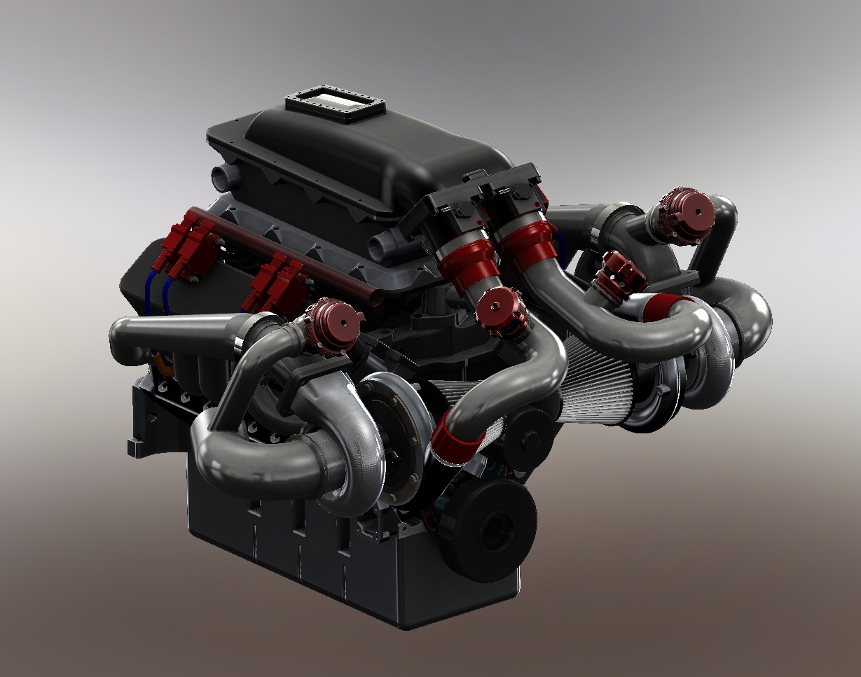 Twin Turbo Small Block Chevypu݆lәCģ3DD x_tʽ