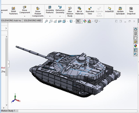 T90 Tank̹˺ģ3DD SolidworksO(sh)Ӌ