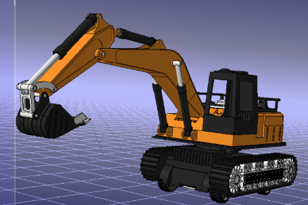 Excavator JCBھC̙Cе PCģ3DD CATIAOӋ