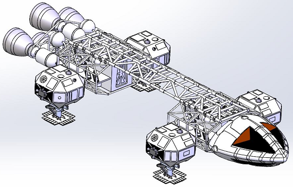 Space 1999 Eagleƻw3DģD STEPʽ