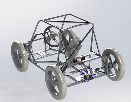 Prototype Car݆䓹܇Y(ji)(gu)3DD SolidworksO(sh)Ӌ
