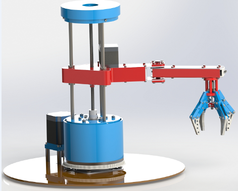 SCARA pick and placeʰȡͷÙC3DģD SolidworksOӋ