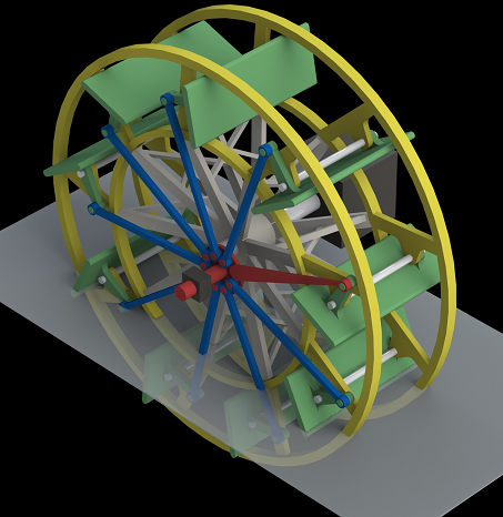 paddleһwheels݆3D(sh)ģD SolidworksOӋ STEPʽ