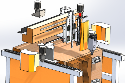 CNC ROUTER DUPLA MESA(sh)ٴ3D(sh)ģD SOLIDWORKS2019O(sh)Ӌ(j)