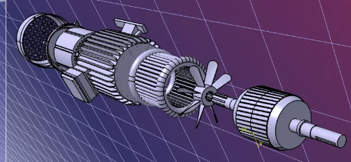 AC Electric Motor늄әCըDģ3DD CATIAOӋ
