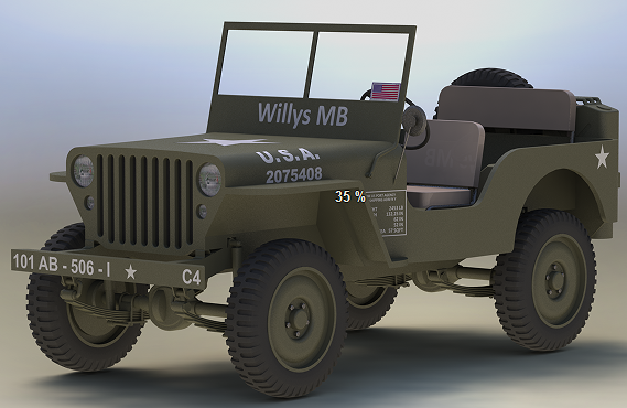 Jeep Willys MB 1942܇ģ3DD SolidworksOӋ