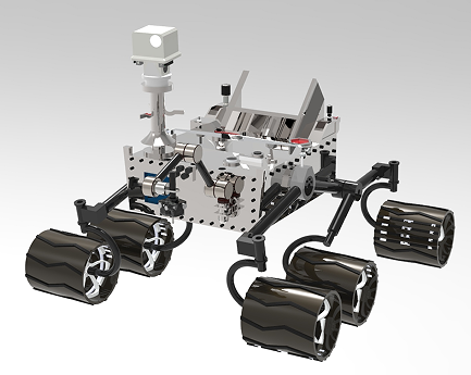 mars rover curiosity̽܇3DģD SolidworksOӋ