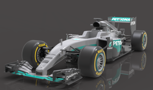 Mercedes W07 Hybrid F1ʽِ܇3DģD SolidworksOӋ IGS