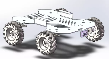Robot Wheels Mecanum˼{ķ݆ױP3DģD IGSʽ