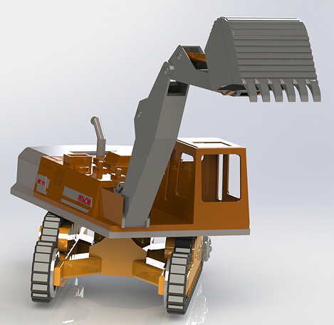 Excavator 3D modelĎھC(j)3D(sh)ģD SolidworksO(sh)Ӌ(j)