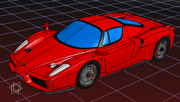 Ferrari enzo ܇ģ3DD IGSʽ