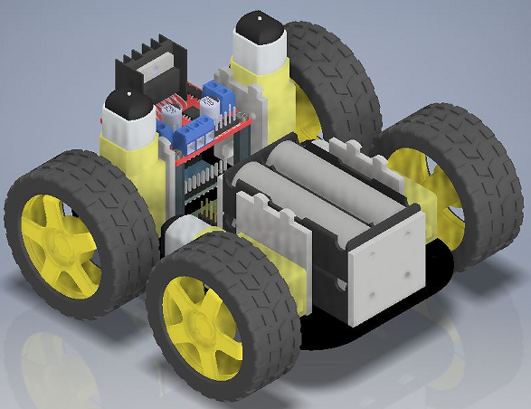 Robot Car 15 cmС܇3DģD STPʽ