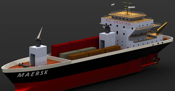 cargoһshipb؛ģ3DģD SolidworksOӋ