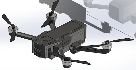 Drone HS720o˙Cģ3DD SolidworksOӋ