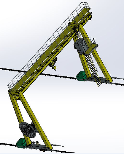 Gantry Crane 8 ton 8TؙC3DģD STPʽ