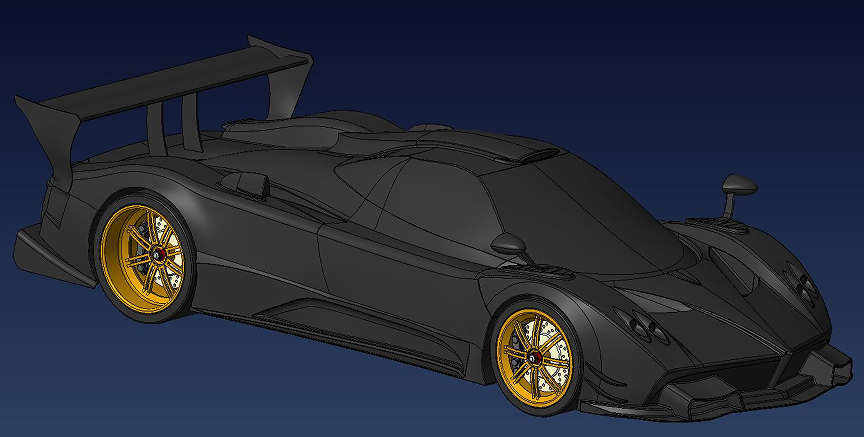 Pagani Zonda R Completo(j)܇ģ3DD STPʽ