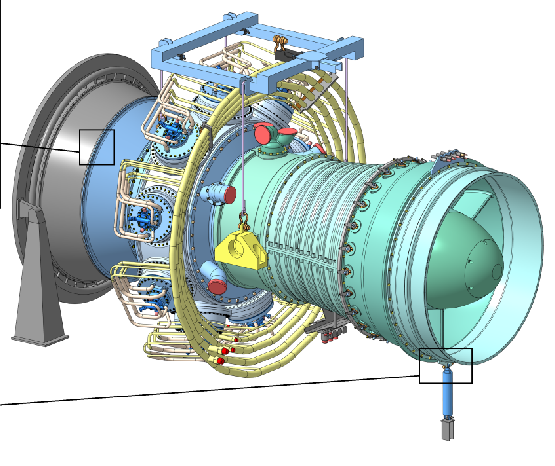 RB211 Gas turbineȼ?x)݆C(j)3D(sh)ģD STPʽ
